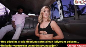 Sokaktan ayarttığımız sarışın hatunu zorla siktik